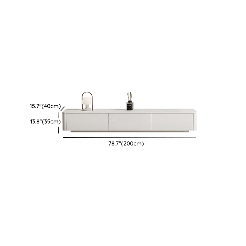 Consola de soporte de televisión de madera Consola de medios contemporánea para sala de estar
