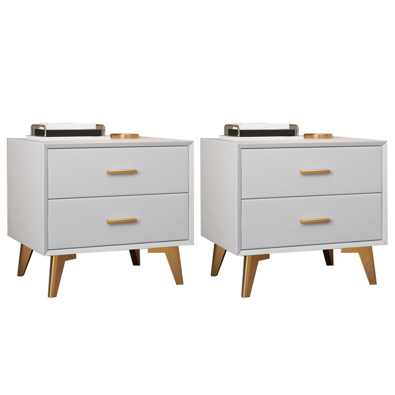 Comodino da tavolo da tavolo da notte moderno con 2 cassetti