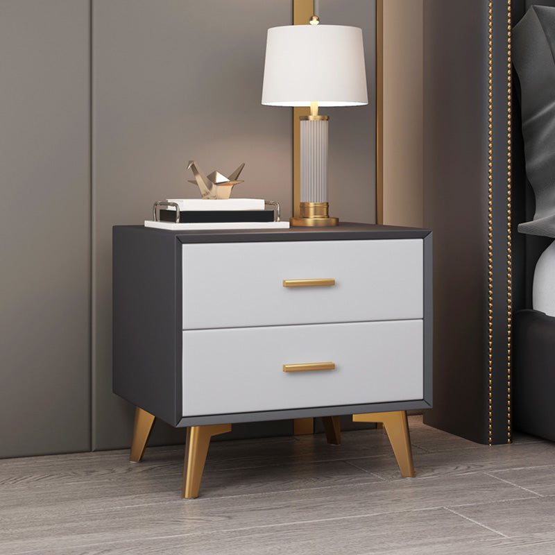 Comodino da tavolo da tavolo da notte moderno con 2 cassetti