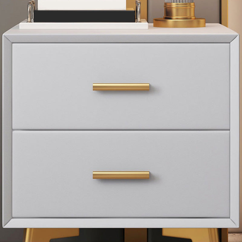 Comodino da tavolo da tavolo da notte moderno con 2 cassetti