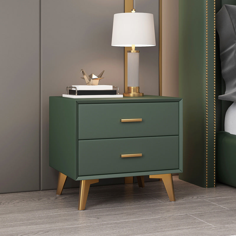 Comodino da tavolo da tavolo da notte moderno con 2 cassetti