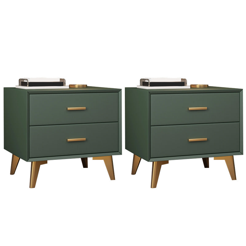 Comodino da tavolo da tavolo da notte moderno con 2 cassetti