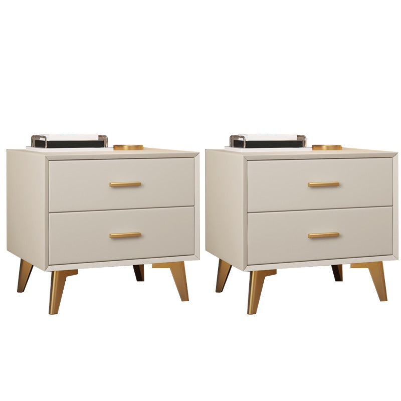 Comodino da tavolo da tavolo da notte moderno con 2 cassetti