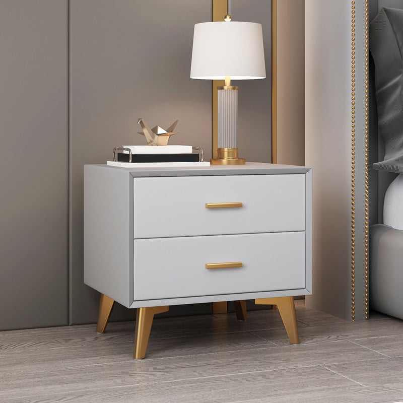 Comodino da tavolo da tavolo da notte moderno con 2 cassetti