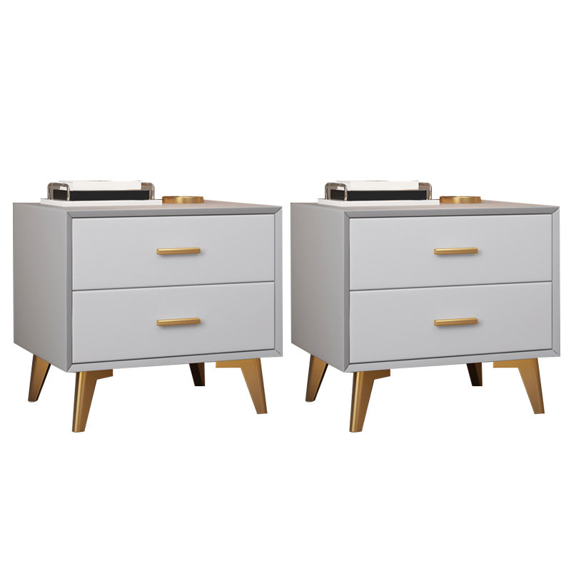 Comodino da tavolo da tavolo da notte moderno con 2 cassetti