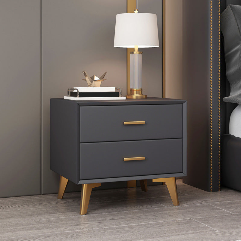 Comodino da tavolo da tavolo da notte moderno con 2 cassetti