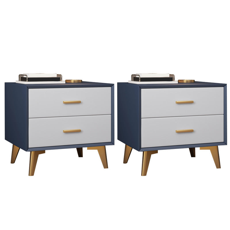 Comodino da tavolo da tavolo da notte moderno con 2 cassetti