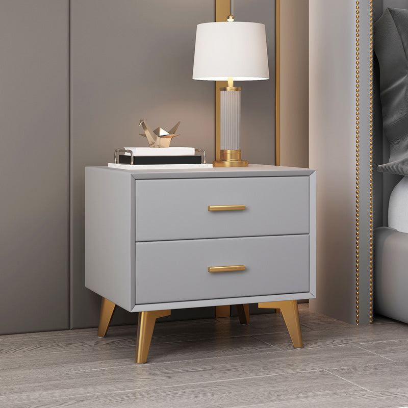 Comodino da tavolo da tavolo da notte moderno con 2 cassetti