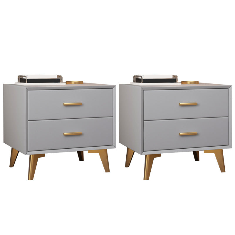 Comodino da tavolo da tavolo da notte moderno con 2 cassetti