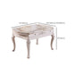 Glam Round Marble Top Dining Table with Solid Wood Legs for Home Clearhalo 'Dining Tables & Seating' 'Dining Tables' 'dining_table' 'furn' 'furn_dining_table' 'Furniture' 'Kitchen & Dining Furniture' 7618504