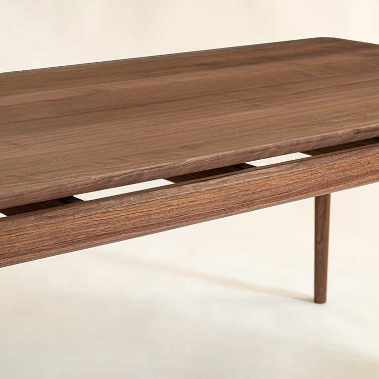 Modern Rectangle Dinner Table Brown Solid Wood Tabletop for Living Room Clearhalo 'Dining Tables & Seating' 'Dining Tables' 'dining_table' 'furn' 'furn_dining_table' 'Furniture' 'Kitchen & Dining Furniture' 7618548