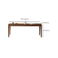 Modern Rectangle Dinner Table Brown Solid Wood Tabletop for Living Room Clearhalo 'Dining Tables & Seating' 'Dining Tables' 'dining_table' 'furn' 'furn_dining_table' 'Furniture' 'Kitchen & Dining Furniture' 7618556