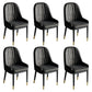 Glam Style Dining Chair Leather Parsons Side Chair for Living Room Black 6 Piece Set Clearhalo 'Dining Chairs' 'Dining Tables & Seating' 'dining_chair' 'furn' 'furn_dining_chair' 'Furniture' 'Kitchen & Dining Furniture' 7618653