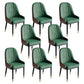 Glam Style Dining Chair Leather Parsons Side Chair for Living Room Green 8 Piece Set Clearhalo 'Dining Chairs' 'Dining Tables & Seating' 'dining_chair' 'furn' 'furn_dining_chair' 'Furniture' 'Kitchen & Dining Furniture' 7618684