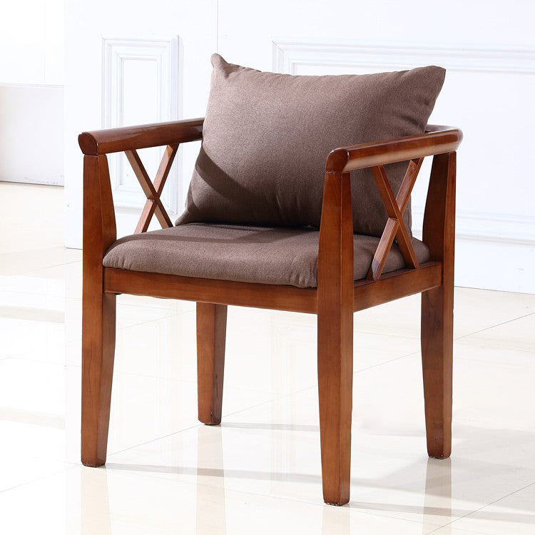 Sedia da pranzo in stile tradizionale sedia a braccio sala da pranzo in legno per hotel