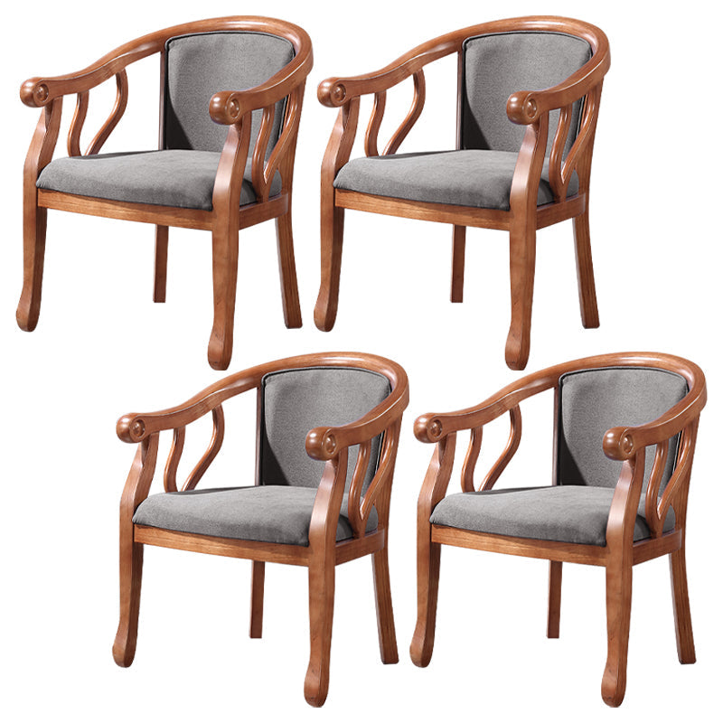 Sedia da pranzo in stile tradizionale sedia a braccio sala da pranzo in legno per hotel