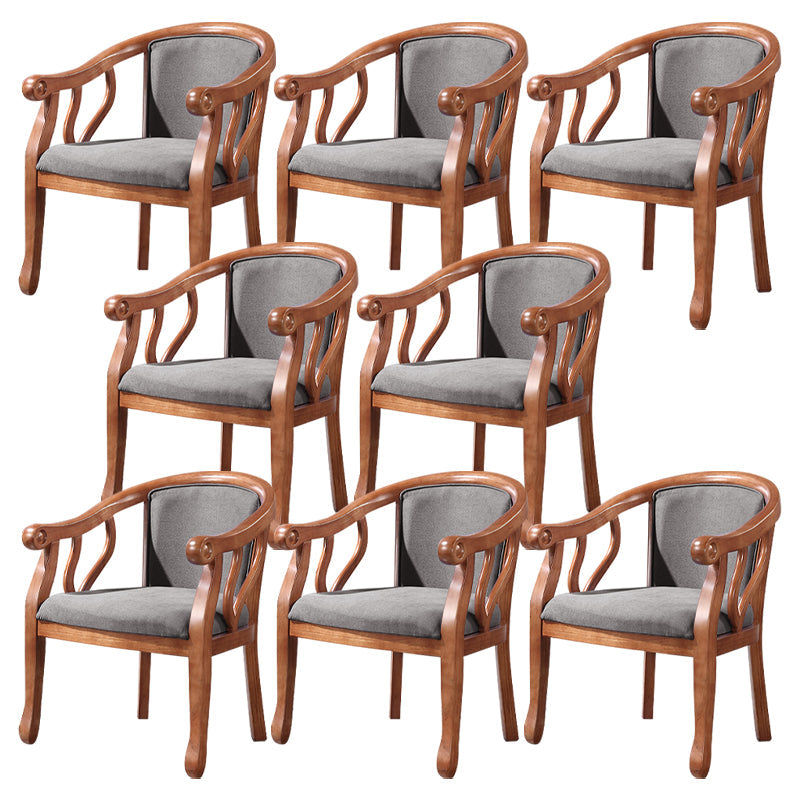 Sedia da pranzo in stile tradizionale sedia a braccio sala da pranzo in legno per hotel