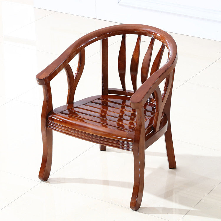Sedia da pranzo in stile tradizionale sedia a braccio sala da pranzo in legno per hotel