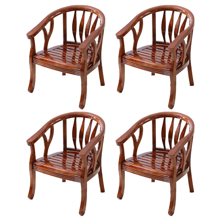 Sedia da pranzo in stile tradizionale sedia a braccio sala da pranzo in legno per hotel