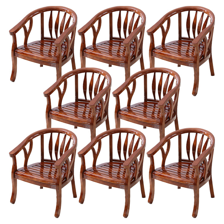 Sedia da pranzo in stile tradizionale sedia a braccio sala da pranzo in legno per hotel