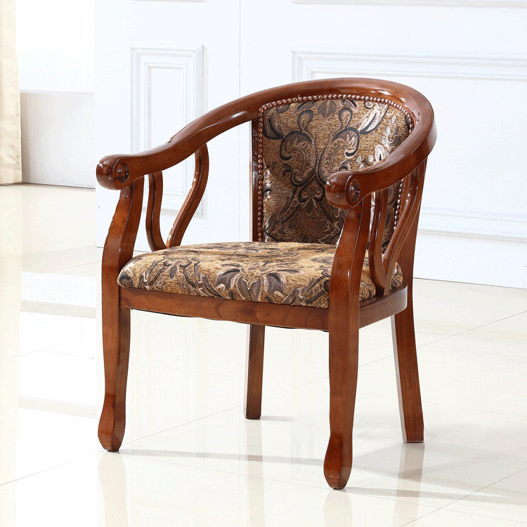 Sedia da pranzo in stile tradizionale sedia a braccio sala da pranzo in legno per hotel