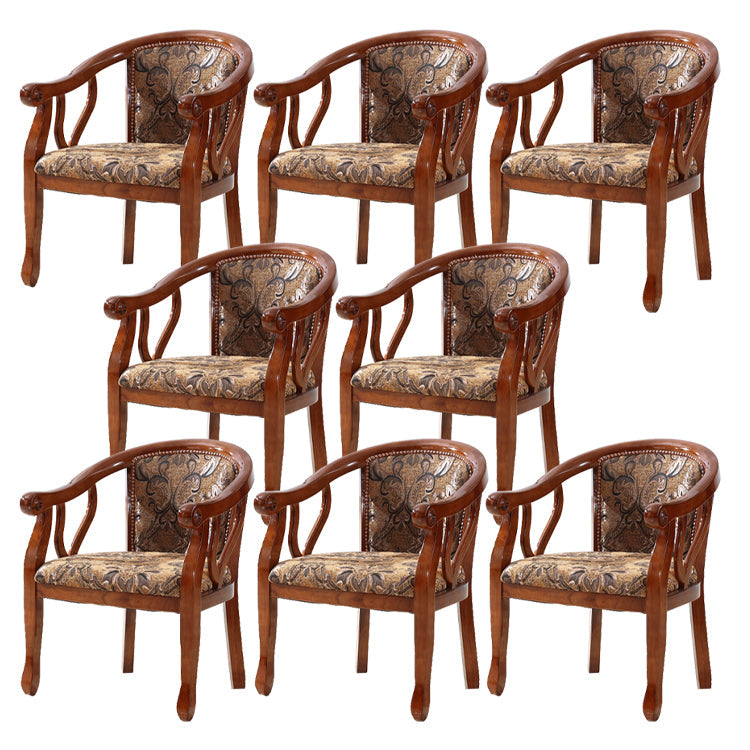 Sedia da pranzo in stile tradizionale sedia a braccio sala da pranzo in legno per hotel