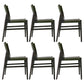 Modern Simple Side Chair Wooden Frame Kitchen Dining Chair for Home Use Black Green 6 Piece Set Clearhalo 'Dining Chairs' 'Dining Tables & Seating' 'dining_chair' 'furn' 'furn_dining_chair' 'Furniture' 'Kitchen & Dining Furniture' 7618865