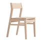 Wood Contemporary Kitchen Armless Chairs Open Back Dining Side Chair