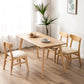 Wood Contemporary Kitchen Armless Chairs Open Back Dining Side Chair