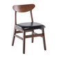 Wood Contemporary Kitchen Armless Chairs Open Back Dining Side Chair