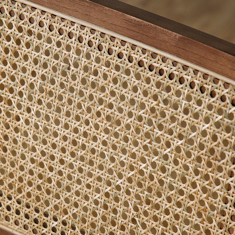 Chaise de bras en bois massif de style nordique pour salle à manger, 17 "