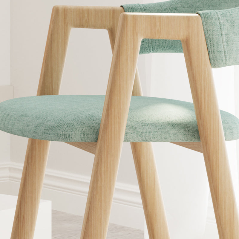 Modern Metal Chair Open Back Kitchen Dining Arm Chair for Dinning Room Clearhalo 'Dining Chairs' 'Dining Tables & Seating' 'dining_chair' 'furn' 'furn_dining_chair' 'Furniture' 'Kitchen & Dining Furniture' 7619159