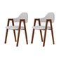 Modern Metal Chair Open Back Kitchen Dining Arm Chair for Dinning Room Walnut Khaki Latex 2 Piece Set Clearhalo 'Dining Chairs' 'Dining Tables & Seating' 'dining_chair' 'furn' 'furn_dining_chair' 'Furniture' 'Kitchen & Dining Furniture' 7619183