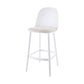 Contemporary Low Back Indoor Armless Plastic Bar Stool with Footrest Clearhalo 'Bar Furniture' 'Bar Stools' 'bar_stools' 'furn' 'furn_bar_stools' 'Furniture' 'Kitchen & Dining Furniture' 7619213