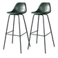 Modern Faux Leather Low Back Bucket Bar Stools with Metal Base Atrovirens 2 Piece Set Bar Stool(30"H) Clearhalo 'Bar Furniture' 'Bar Stools' 'bar_stools' 'furn' 'furn_bar_stools' 'Furniture' 'Kitchen & Dining Furniture' 7619306