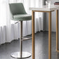 Tabouret de comptoir réglable de style moderne avec coussin en cuir et pied simple
