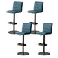 Tabouret de comptoir réglable de style moderne avec coussin en cuir et pied simple