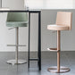 Tabouret de comptoir réglable de style moderne avec coussin en cuir et pied simple