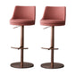 Tabouret de comptoir réglable de style moderne avec coussin en cuir et pied simple