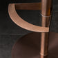 Tabouret de comptoir réglable de style moderne avec coussin en cuir et pied simple