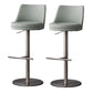 Tabouret de comptoir réglable de style moderne avec coussin en cuir et pied simple