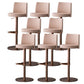 Tabouret de comptoir réglable de style moderne avec coussin en cuir et pied simple