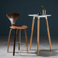 Contemporary Solid Wood Backrest Counter High Stool with 4 Legs Clearhalo 'Bar Furniture' 'Bar Stools' 'bar_stools' 'furn' 'furn_bar_stools' 'Furniture' 'Kitchen & Dining Furniture' 7619661