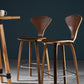 Contemporary Solid Wood Backrest Counter High Stool with 4 Legs Clearhalo 'Bar Furniture' 'Bar Stools' 'bar_stools' 'furn' 'furn_bar_stools' 'Furniture' 'Kitchen & Dining Furniture' 7619664