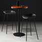 Contemporary Faux Leather Low Back Bucket Bar Stools with Metal Base Clearhalo 'Bar Furniture' 'Bar Stools' 'bar_stools' 'furn' 'furn_bar_stools' 'Furniture' 'Kitchen & Dining Furniture' 7619803