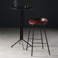 Contemporary Faux Leather Low Back Bucket Bar Stools with Metal Base Clearhalo 'Bar Furniture' 'Bar Stools' 'bar_stools' 'furn' 'furn_bar_stools' 'Furniture' 'Kitchen & Dining Furniture' 7619806