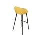 1/2 Pieces Counter Height Pub Set in Gold and White, Oval for Living Room Clearhalo 'Bar Furniture' 'furn' 'furn_home_bar_bar_sets' 'Furniture' 'Home Bars & Bar Sets' 'home_bar_bar_sets' 'Kitchen & Dining Furniture' 7619866