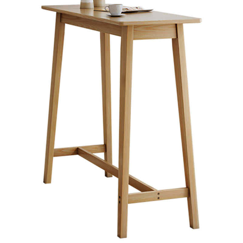 Juego de pub con altura de mostrador de 1/2/3 piezas en total natural con madera maciza