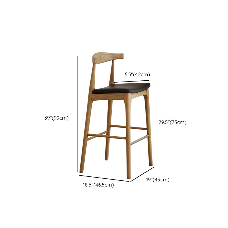 Juego de pub con altura de mostrador de 1/2/3 piezas en total natural con madera maciza