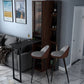 1/2/3 Pieces Counter Height Pub Set in Brown and Black, Modern Table & Chair(s) 3 Piece Set Clearhalo 'Bar Furniture' 'furn' 'furn_home_bar_bar_sets' 'Furniture' 'Home Bars & Bar Sets' 'home_bar_bar_sets' 'Kitchen & Dining Furniture' 7619902